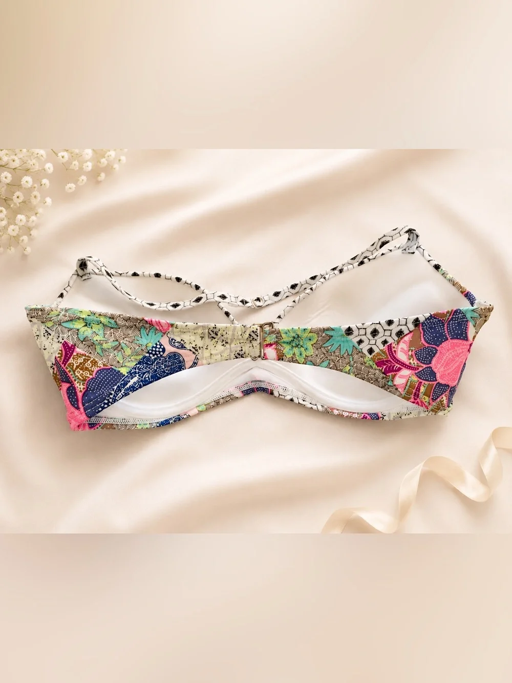 Victoria’s Secret Dream Angels Halter Bra 32DD Floral Convertible- Y2K
